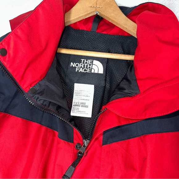 Vintage The North Face Hydroseal Red Black Ski Jacket Men's L Waterproof Y2K - Picture 4 of 11